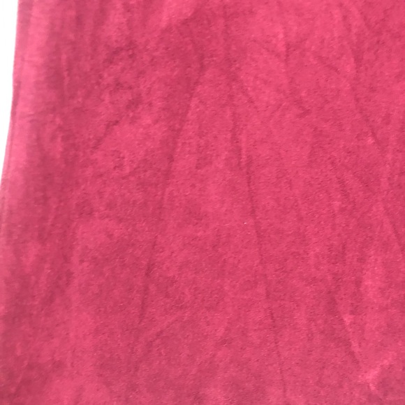 Brandy Melville maroon crushed velvet tshirt dress - Picture 6 of 9